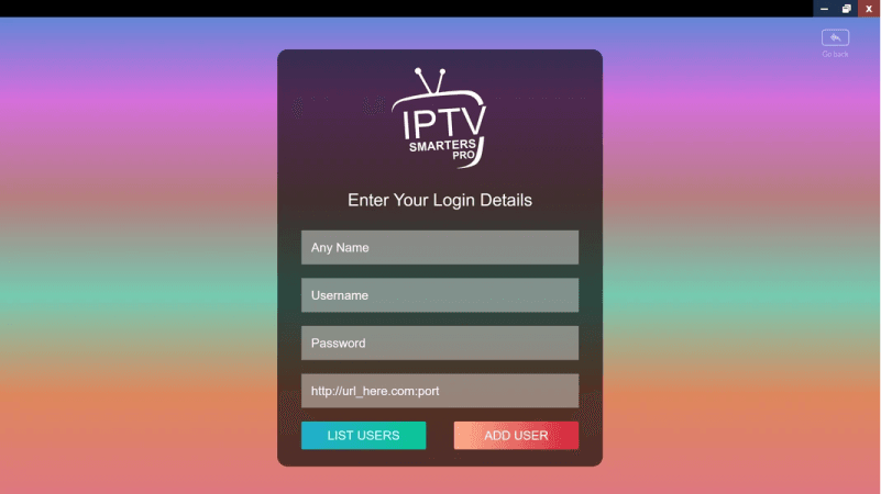 تشغيل IPTV Smarters على Windows